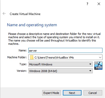 install windows server