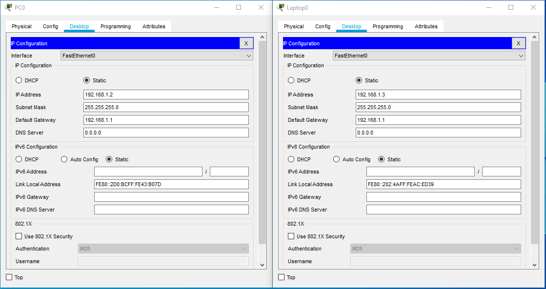 konfigurasi Routing eigrp