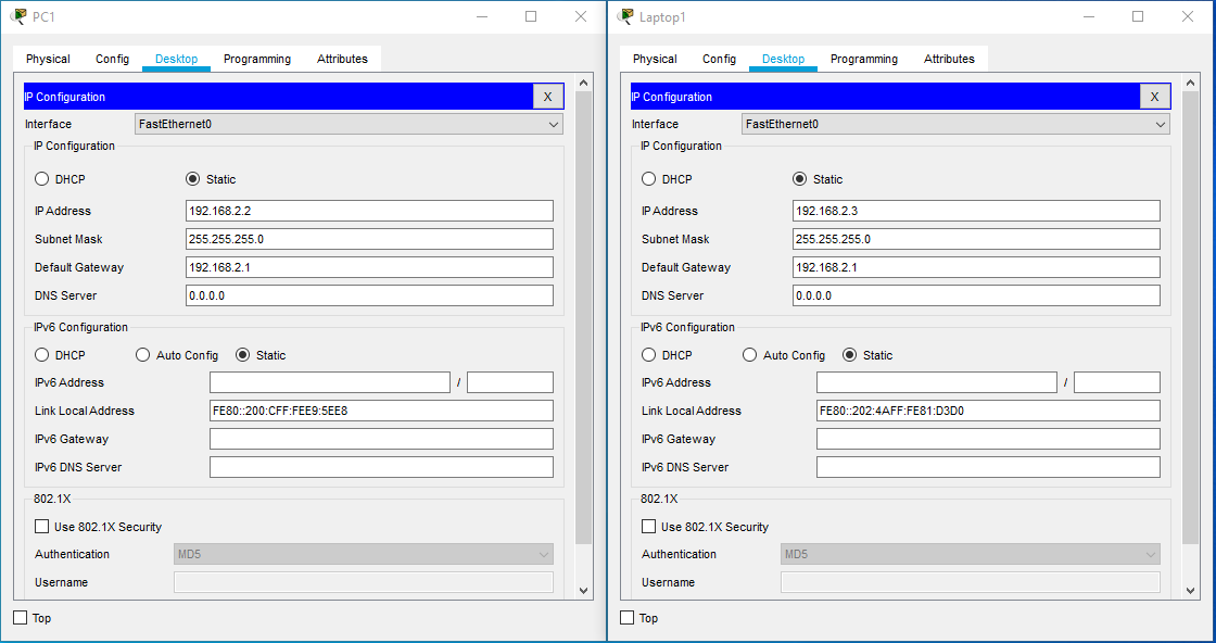 konfigurasi Routing eigrp